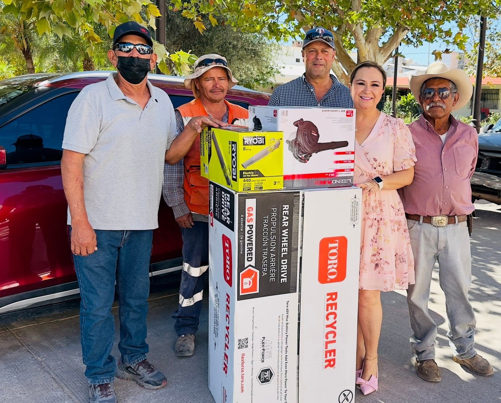 ENTREGA DE EQUIPO PARA SERVICIOS PÚBLICOS