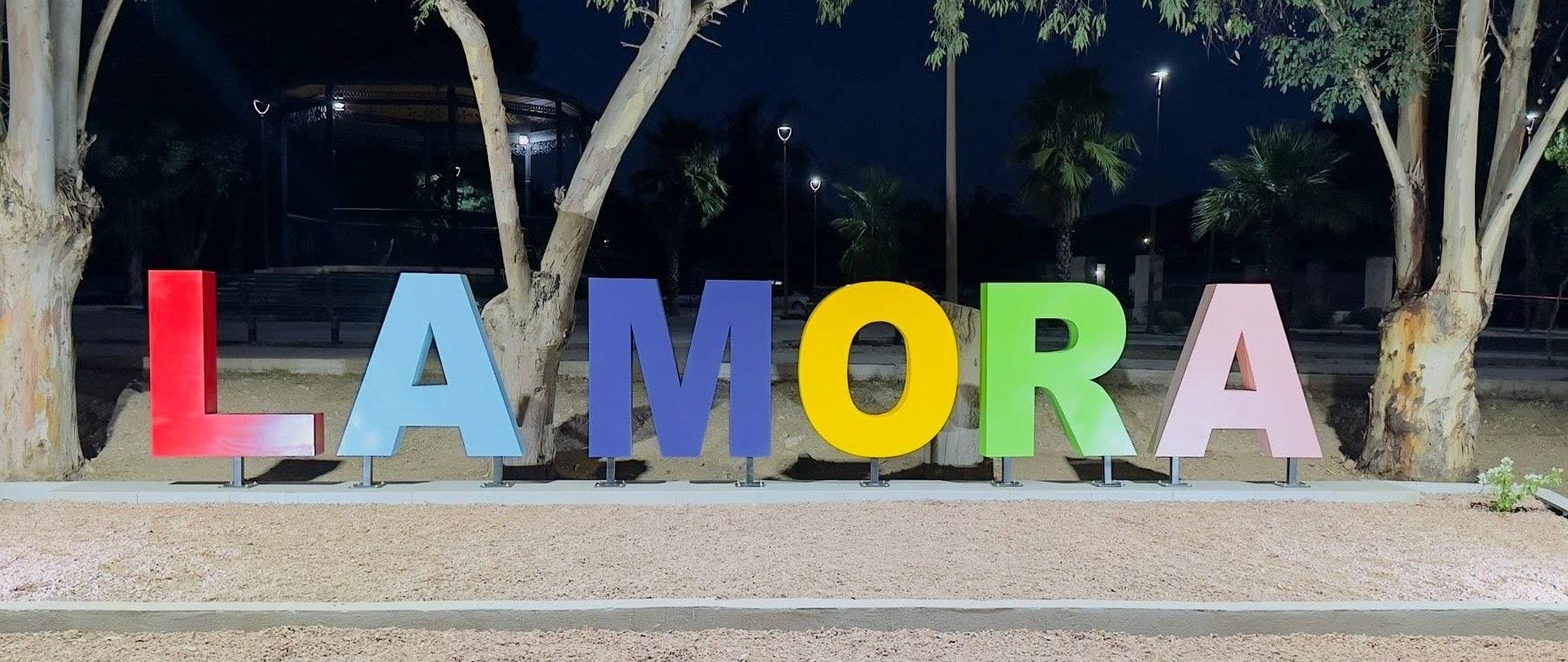 INAUGURACION DE LAS LETRAS TURÍSTICAS DE LA COMUNIDAD LA MORA
