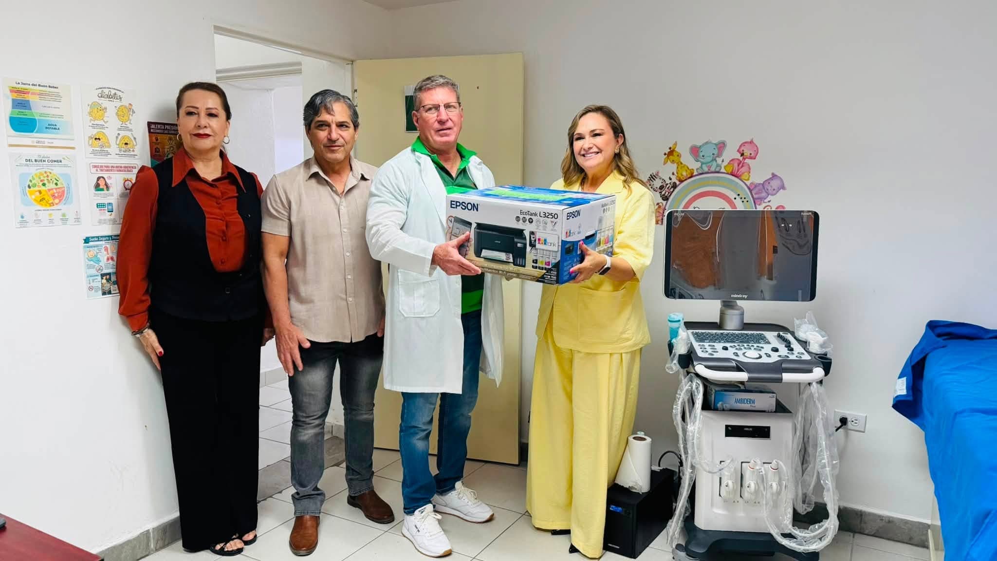 DONACIÓN DE IMPRESORA AL CENTRO DE SALUD DE HUÉPAC